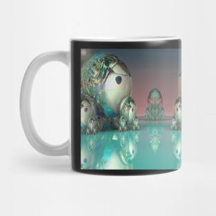 Matryoshki (Матрешки) Doll Faceoff on Mirror Lake Mug